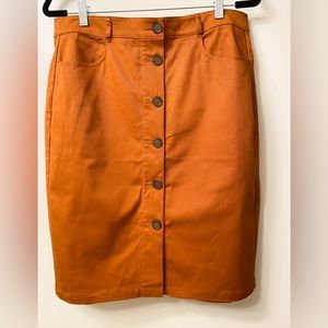 BRAND NEW | LOFT Button Down Pencil Skirt